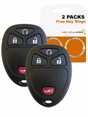 2 Para 2007 2008 2009 2010 2011 2012 2013 Chevrolet Avalanche Coche Mando a Distancia Llavero Foto 1 de 4