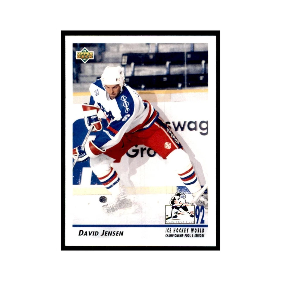 1992 Upper Deck David Jensen Hockey Cards #379 - Image 1 of 3
