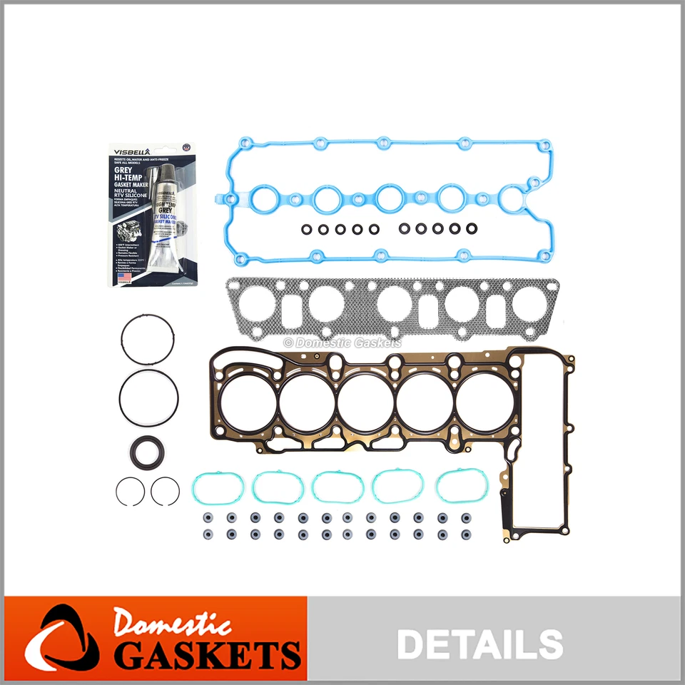 Juego de juntas de culata DOHC para Volkswagen Beetle Rabbit Golf 05-11 BPR BGP BGQ Foto 1 de 4