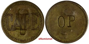 Costa Rica Messing Kaffee Medaille CAFE C/S "OP" 19 mm. (20 151) - Bild 1 von 3