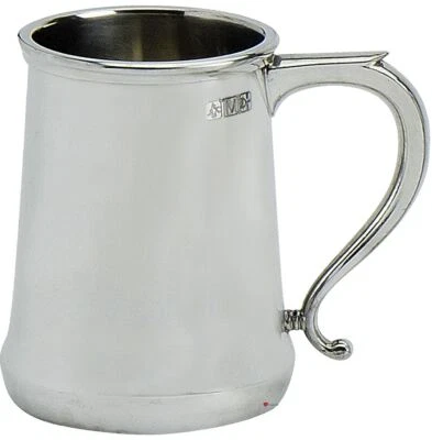 Pewterware 1 pint Tankard Tapered Shape Beer Mug Ideal for Engraving - Image 1 of 4