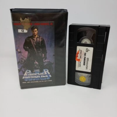 The Punisher Dolph Lundgren 1989 Vintage Ex Rental VHS Tested - Image 1 of 4