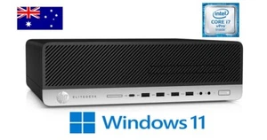HP ELITEDESK 800 G3 SFF PC CORE i5 7500 16GB 256GB SSD 1TB HDD WINDOWS 11 PC - Picture 1 of 1