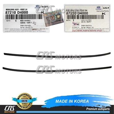 ✅GENUINE✅ Roof Moldings LEFT & RIGHT for 2016-2020 Kia Optima 87220D4000 Foto 1 de 4