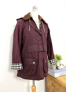 Chaqueta de cera de coco BARBOUR X ALEXA CHUNG £429 UK 6 EU 32 USA 2 XS S Net A Porter - Imagen 1 de 16