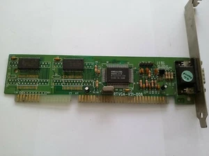 Mini scheda video slot Isa 16 bit VGA Funzionante 286 386 486 Vintage nr.16 - Foto 1 di 8