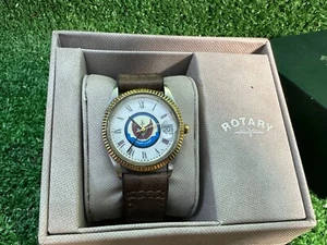Vintage Rotary Royal Saudi Arabia Air Force Pilot Wings Logo Quartz Watch 37mm - Picture 1 of 24