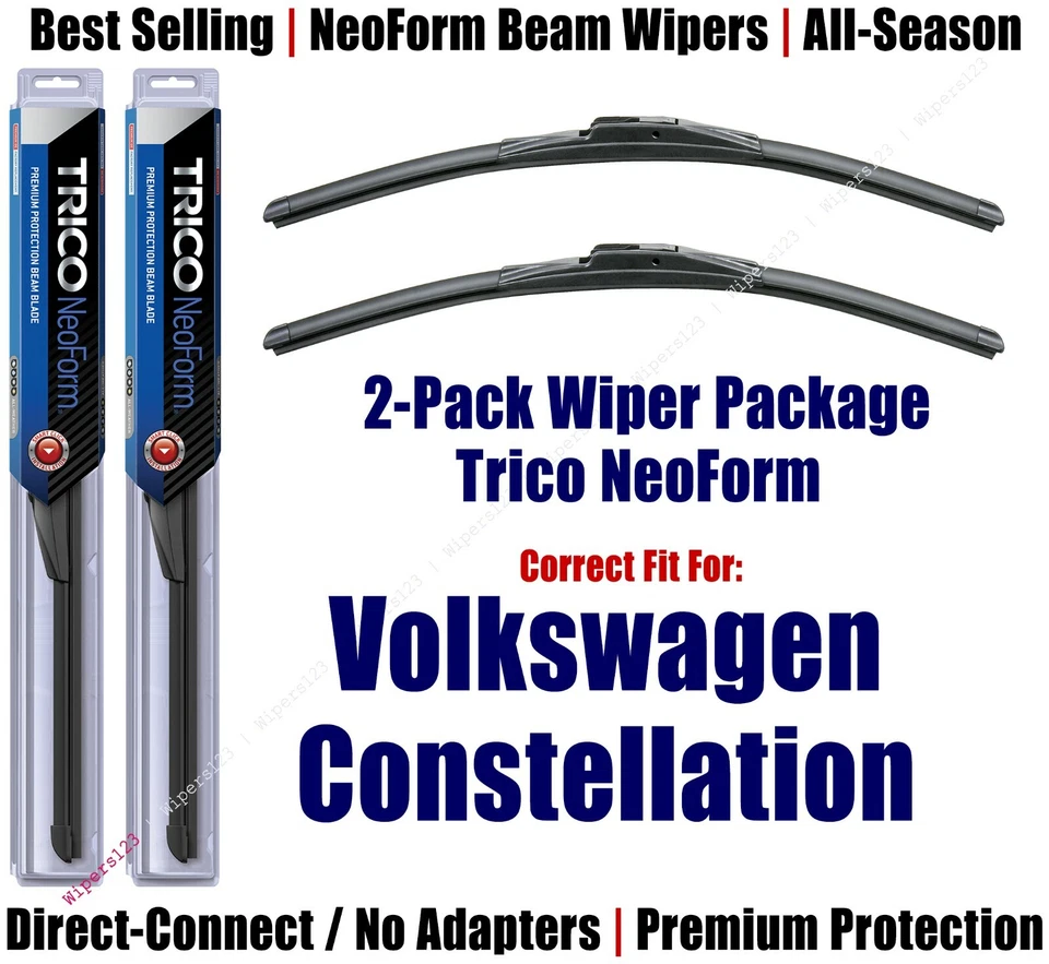 Limpadores NeoForm Super-Premium 2pçs ajuste 2019 Volkswagen Constellation 16240x2 - Imagem 1 de 1