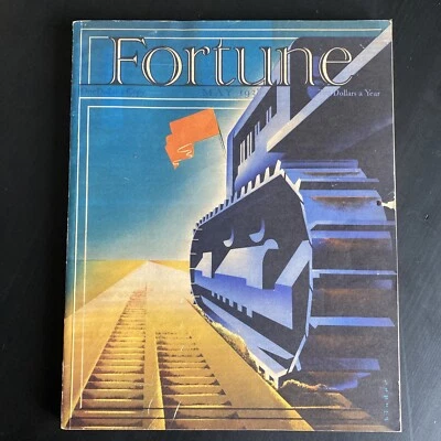 [Miguel Covarrubias] Fortune Magazine May, 1938 Incl Laid in Legend, Caterpillar - Image 1 of 4