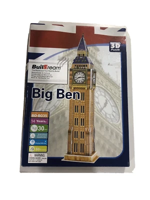 Buildream BIG BEN 3D Puzzle 30 PCS BD-BO35 - Image 1 of 2
