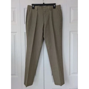 J. Crew Ludlow Slim Fit Anzughose Leinen englische Baumwolle Wolle 32 x 30 oliv BY190 - Bild 1 von 8