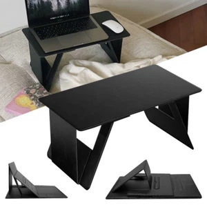Foldable Portable Mini Computer Stand Laptop Desk Ergonomic Adjustable 4 Angles - Picture 1 of 12