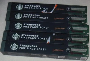 STARBUCKS Pike Place Roast 5 Stangen 50 Kaffeekapseln für Nespresso - Bild 1 von 2