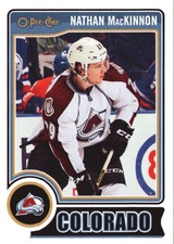 2014-15 O-Pee-Chee Colorado Avalanche Hockey Card #164 Nathan MacKinnon