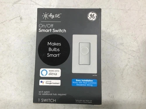 C BY GE ON/OFF SMART SWITCH-WORKS W/ALEXA /GOOGLE ASSISTANT-NEW - Image 1 of 1