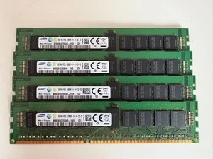Samsung RAM KIT 32GB 4x8GB DDR3L ECC 1600 MHz M393B1G70BH0-YK0 Server - Foto 1 di 2
