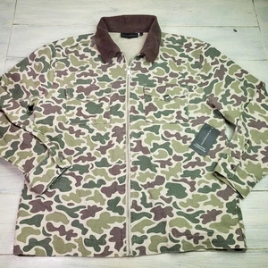 Chaqueta de Lona Camuflada No Boundaries Duck Para Hombre Grande Pana Tareas de Granero Cremallera Completa - Imagen 1 de 6