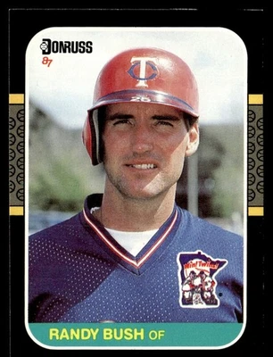 1987 Donruss Randy Bush Minnesota Twins #441 - Image 1 of 2