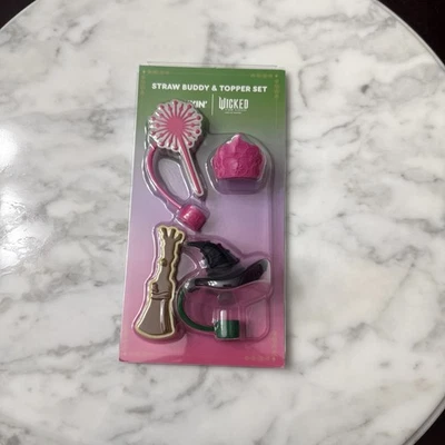 New Dunkin' Donuts X Wicked Collaboration Straw Buddy And Topper Set (ON HAND) - Image 1 of 2
