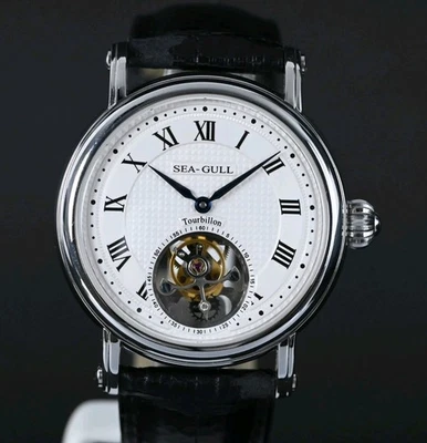 RELOJ DE CUERDA MANUAL SEAGULL ST8000SA TOURBILLION 40 MM (100% ORIGINAL Y EN MUY BUEN ESTADO) Foto 1 de 4