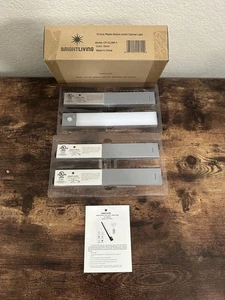 (4-Pk) Bright Living LED Portable Under-Cabinet Light 3.3W 120V 60Hz CP-CL04P-1 - Picture 1 of 4