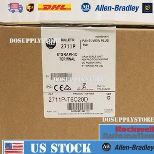 2711P-T6C20D New AB PanelView Plus 600 2711P-T6C20D Factory Sealing US Free Tax - Picture 1 of 5