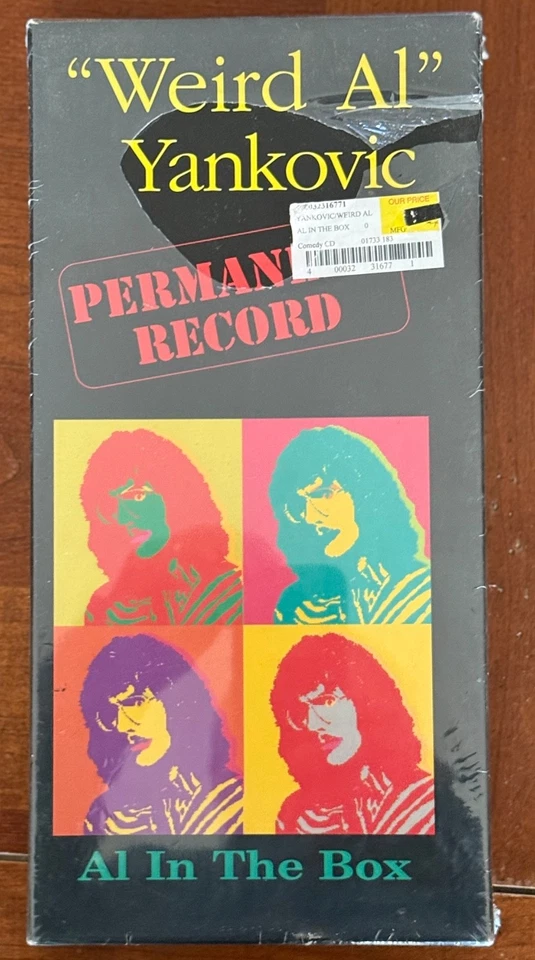 Weird Al Yankovic Permanent Record Al In The Box 4xCD Box Set  New - Image 1 of 4