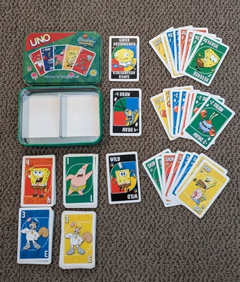 Sponge Bob Square Pants Special Edition UNO Card Game (2002) - Image 1 of 2