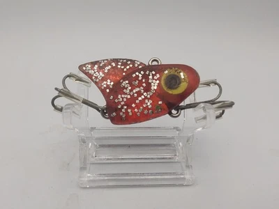 Señuelo vintage Lazy Ike Sail Shark rojo brillo  Foto 1 de 4