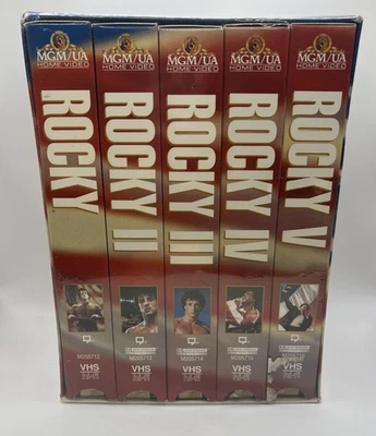 ROCKY Commemorative 20th Anniversary Gift Box Set (VHS, 1995) - New - Image 1 of 4