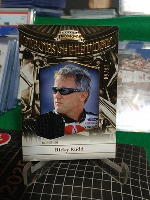Ricky Rudd Glove  2012 Press Pass Legends Pieces of History Memorabilia # 25/50 - Image 1 of 4