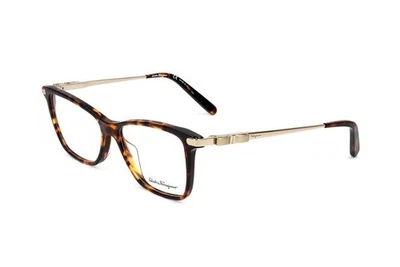 Marco de gafas para mujer Ferragamo SF2872 272 TORTUGA/ORO 54/15/140 Foto 1 de 3