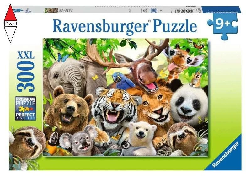 PUZZLE RAVENSBURGER PUZZLE 300 PZ XXL SELFIE SELVATICO - Immagine 1 di 1