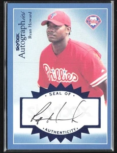 Ryan Howard 2004 Skybox Autographics Auto /170 A #A-RH Philadelphia Phillies - Picture 1 of 2