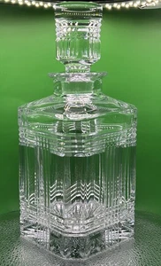 RARO Ralph Lauren Decantador Glen Patrón a Cuadros Cristal Decantador Botella 9 1/2” - Imagen 1 de 24
