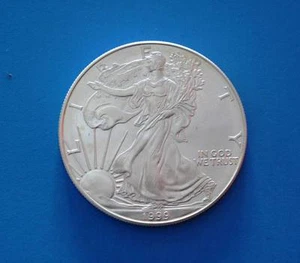 1999 American Silver Eagle US Mint Walking Liberty Coin 1oz .999 fine - Picture 1 of 2