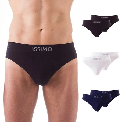 ISSIMO BY BELLISSIMA - SET 6 SLIP UOMO MICROFIBRA ELASTICIZZATA SEAMLESS - 210 - Immagine 1 di 4