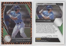 2021 Panini Prizm Draft Picks Tiger Stripe Prizm /99 Carson Williams #PDP28
