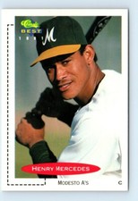 1991 Classic Best Modesto A's Henry Mercedes Modesto A's #22
