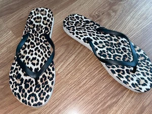 Sandali infradito Primark donna taglia UK 7-8 marroni stampa animalier (ottime condizioni) - Foto 1 di 3