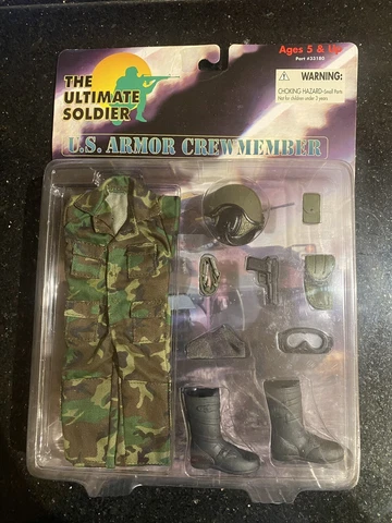 1:6 Ultimate Soldier US Armor Crew Member Carded Uniform Set 12" Action Figure Cover