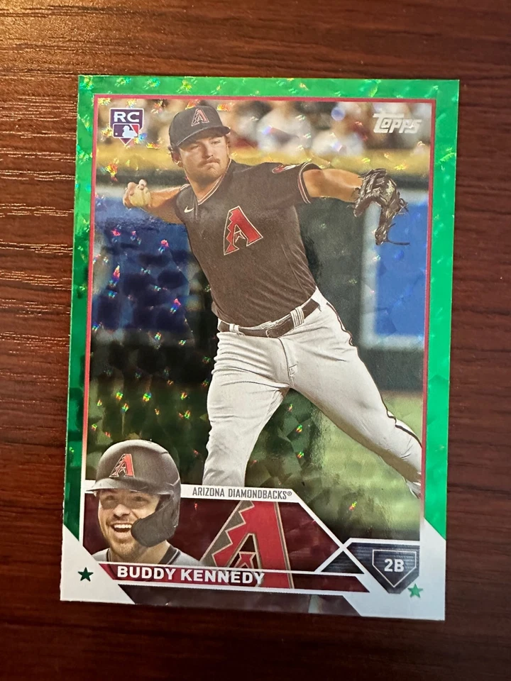 2023 Topps Series 1 Buddy Kennedy Green Rookie Diamondbacks #d/499 - Image 1 of 1
