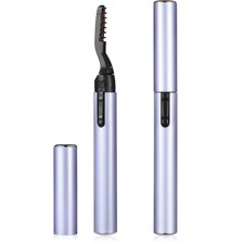 2 Packs Heated Eyelash Curler, Electric Lashes Curler Portable Electric Eyela...