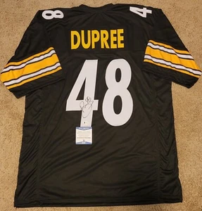 Bud DuPree Signed Custom Jersey Pittsburgh Steelers Beckett-W COA - Picture 1 of 5