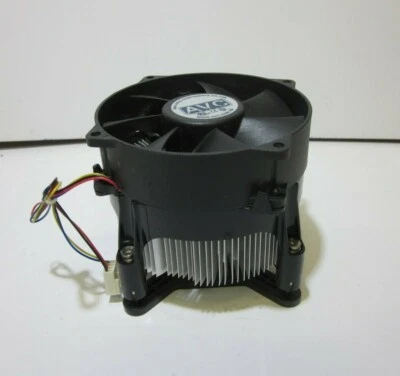 Dissipatore Ventilatore Intel Socket 775 AVC 4 Pin Con Supporto Scheda Inferiore - Immagine 1 di 4