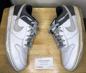Nike Dunk Low 6.0 Shoes Sneakers Men’s 14 White Black 314142-100 Rare! - Picture 1 of 6