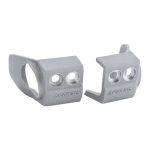 Acerbis Fork Shoe Protectors Silver - Fits GASGAS EX 450F 2021 - Picture 1 of 2