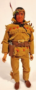 Figura de acción de juguete Gabriel 'Tonto' 1973 Taiwán 9,5" con pluma llanero solitario - Imagen 1 de 12