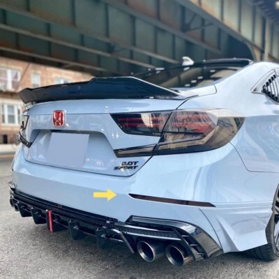 Luces reflectoras de parachoques trasero LED ahumadas para Honda Accord Sedán 2018-2022 luz Foto 1 de 4