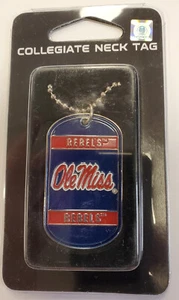 Ole Miss Rebels Dog Tag Necklace - NCAA - Picture 1 of 1